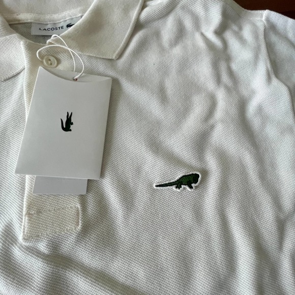 NEW Lacoste Save Our Species Limited Edition Iguana Medium White Polo Shirt - Picture 9 of 11